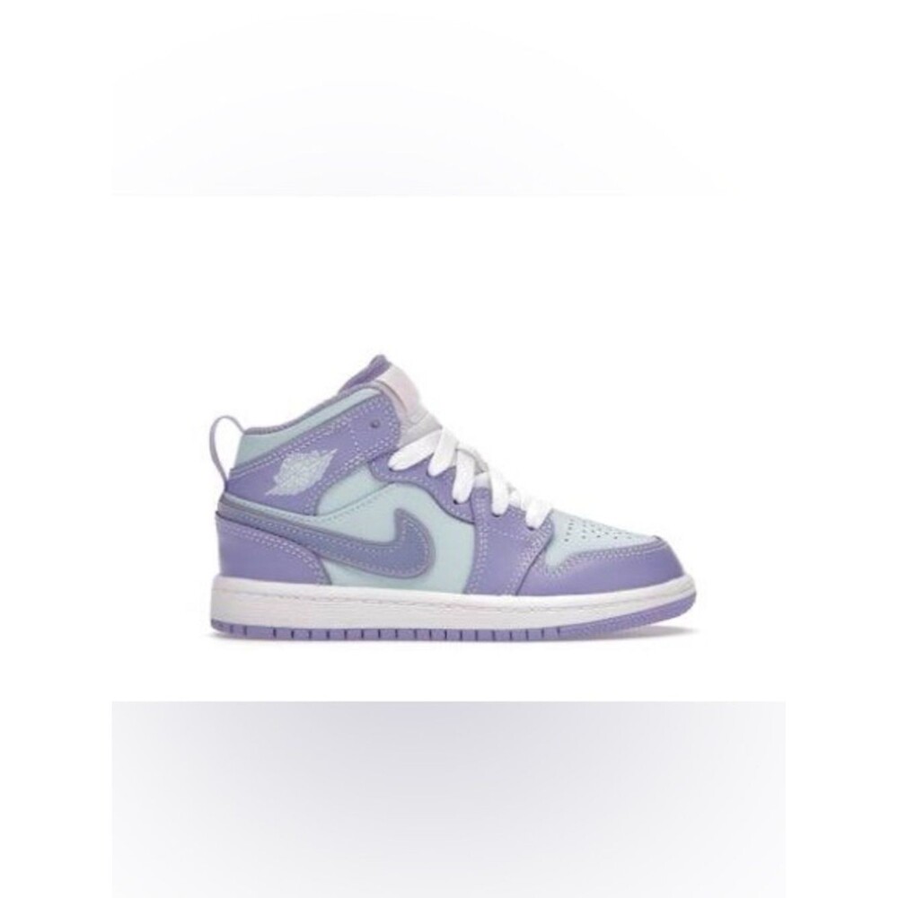 Nike Jordan 1 Mid Purple Aqua PS J3